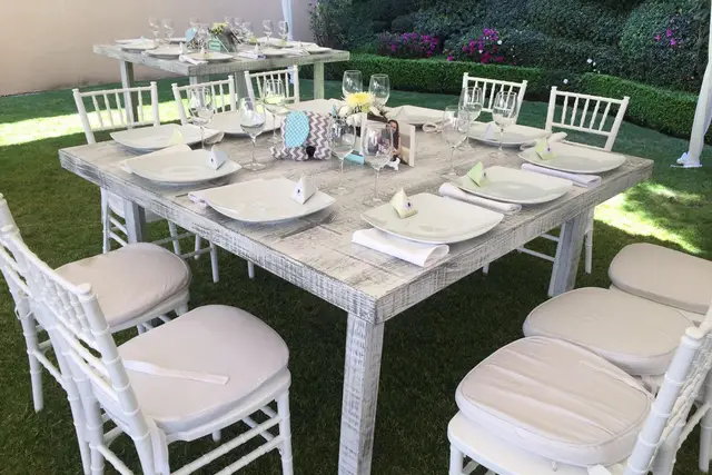 Mobiliario para bodas en Ciudad de México — Grupo Izquierdo Nahum, Ciudad de México